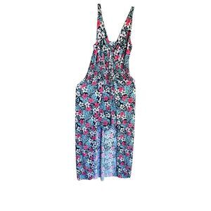Yuna Fashion Floral Shorts Romper Maxi Dress Sz L/XL NWT